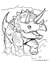 Disegno Triceratopo da colorare